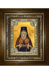 Икона Игнатий Брянчанинов, 18x24 см, со стразами, в деревянном киоте, арт вк-3926