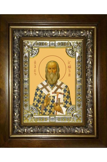 Икона Игнатий Брянчанинов, 18x24 см, со стразами, в деревянном киоте, арт вк-3927