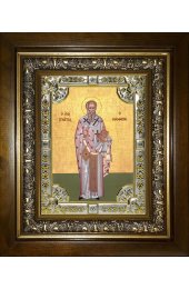Икона Игнатий Богоносец, 18x24 см, со стразами, в деревянном киоте, арт вк-3928