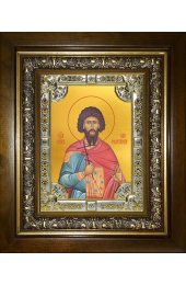 Икона Илиан (Илий) Севастийский, 18x24 см, со стразами, в деревянном киоте, арт вк-3929
