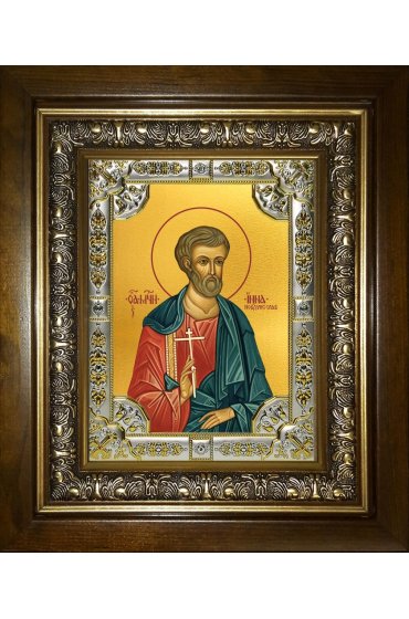 Икона Инна Новодунский, 18x24 см, со стразами, в деревянном киоте, арт вк-3930