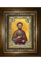 Икона Иоаким Праведный, 18x24 см, со стразами, в деревянном киоте, арт вк-3931
