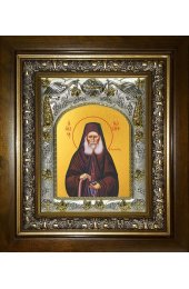 Икона Иосиф Исихаст, 14x18 см, в деревянном киоте 20х24 см, арт вк-3978