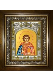 Икона Иулиан Тарсийский, 14x18 см, в деревянном киоте 20х24 см, арт вк-3983