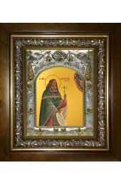 Икона Константин Богородский, 14x18 см, в деревянном киоте 20х24 см, арт вк-4019