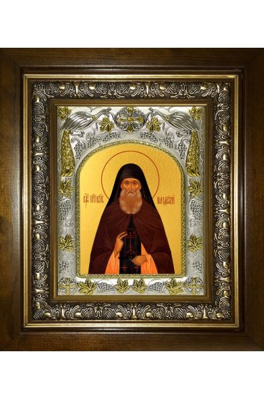 Икона Кукша Одесский, 14x18 см, в деревянном киоте 20х24 см, арт вк-4025