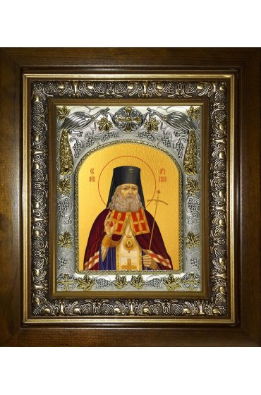 Икона Лука Крымский, 14x18 см, в деревянном киоте 20х24 см, арт вк-4048
