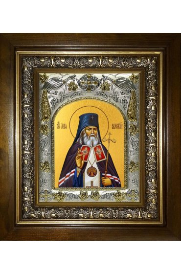 Икона Лука Крымский, 14x18 см, в деревянном киоте 20х24 см, арт вк-4049