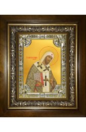Икона Леонтий епископ Ростовский, 18x24 см, со стразами, в деревянном киоте, арт вк-4053