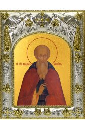 Икона Михаил Малеин, 14x18 в серебряном окладе, арт вк-4074