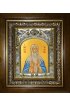 Икона Макарий (Макар) Великий, 14x18 см, в деревянном киоте 20х24 см, арт вк-4085