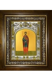 Икона Максим Римский, 14x18 см, в деревянном киоте 20х24 см, арт вк-4099