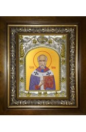 Икона Мартин Милостивый, 14x18 см, в деревянном киоте 20х24 см, арт вк-4101