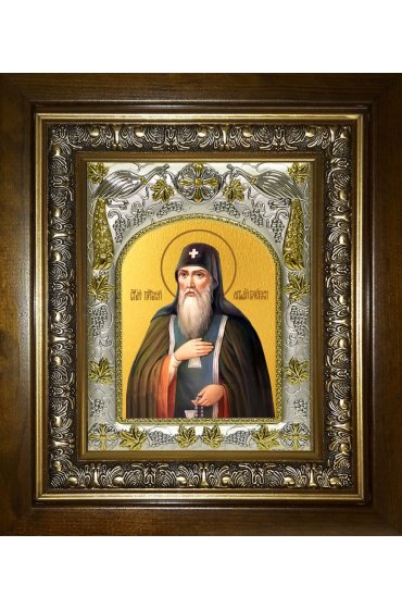 Икона Матфей (Матвей) Печерский, 14x18 см, в деревянном киоте 20х24 см, арт вк-4103