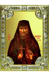 Икона Никифор Прокаженный 18 х 24 со стразами, арт вк-4158