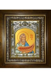 Икона Ной праотец, 14x18 см, в деревянном киоте 20х24 см, арт вк-4215