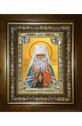 Икона Николай Могилевский, 18x24 см, со стразами, в деревянном киоте, арт вк-4240