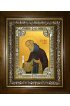 Икона Нил Сорский, 18x24 см, со стразами, в деревянном киоте, арт вк-4243
