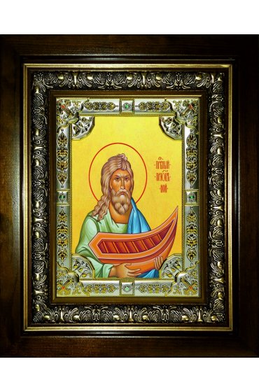 Икона Ной праотец, 18x24 см, со стразами, в деревянном киоте, арт вк-4244