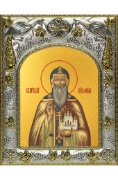 Икона Олег Брянский, 14x18 в серебряном окладе, арт вк-4246