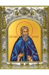 Икона Роман Киржачский, 14x18 в серебряном окладе, арт вк-4264