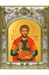 Икона Роман Святой, 14x18 в серебряном окладе, арт вк-4268