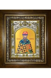 Икона Павел епископ Коломенский и Каширский, 14x18 см, в деревянном киоте 20х24 см, арт вк-4296