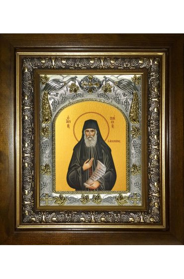 Икона Паисий Святогорец, 14x18 см, в деревянном киоте 20х24 см, арт вк-4299