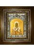Икона Петр митрополит Московский, 14x18 см, в деревянном киоте 20х24 см, арт вк-4305