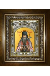 Икона Питирим Тамбовский, 14x18 см, в деревянном киоте 20х24 см, арт вк-4309