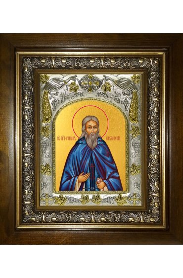 Икона Роман Киржачский, 14x18 см, в деревянном киоте 20х24 см, арт вк-4314