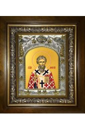 Икона Роман Сладкопевец, 14x18 см, в деревянном киоте 20х24 см, арт вк-4319