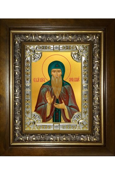 Икона Олег Брянский, 18x24 см, со стразами, в деревянном киоте, арт вк-4324