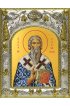 Икона Савва Сербский, 14x18 в серебряном окладе, арт вк-4345