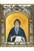 Икона Симеон (Семен) Мироточивый, 14x18 в серебряном окладе, арт вк-4354