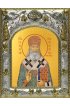 Икона Серафим (Соболев) архиепископ Богучарский, 14x18 в серебряном окладе, арт вк-4357