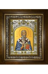 Икона Савва Сербский, 14x18 см, в деревянном киоте 20х24 см, арт вк-4424