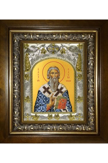 Икона Савва Сербский, 14x18 см, в деревянном киоте 20х24 см, арт вк-4424