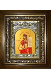 Икона Савел Персиянин (Савелий Персидский), 14x18 см, в деревянном киоте 20х24 см, арт вк-4426
