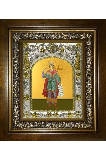 Икона Соломон праотец, 14x18 см, в деревянном киоте 20х24 см, арт вк-4457 Икона Соломон праотец, 14x18 см, в деревянном киоте 20х24 см, арт вк-4457