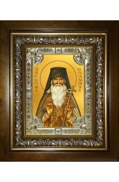 Икона Севастиан Карагандинский (Фомин), 18x24 см, со стразами, в деревянном киоте, арт вк-4466