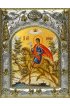 Икона Трифон мученик, 14x18 в серебряном окладе, арт вк-4504