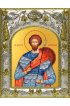 Икона Феодот Мелитинский, 14x18 в серебряном окладе, арт вк-4513