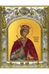 Икона Эдуард мученик, 14x18 в серебряном окладе, арт вк-4517
