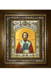 Икона Тихон Амафунтский, 14x18 см, в деревянном киоте 20х24 см, арт вк-4530