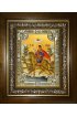 Икона Трифон мученик, 18x24 см, со стразами, в деревянном киоте, арт вк-4549