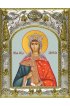 Икона Августа Римская, 14x18 в серебряном окладе, арт вк-4555