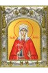 Икона Августа Святая, 14x18 в серебряном окладе, арт вк-4556