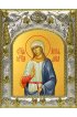 Икона Агния Римская, 14x18 в серебряном окладе, арт вк-4560