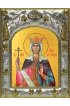Икона Александра Римская, 14x18 в серебряном окладе, арт вк-4563